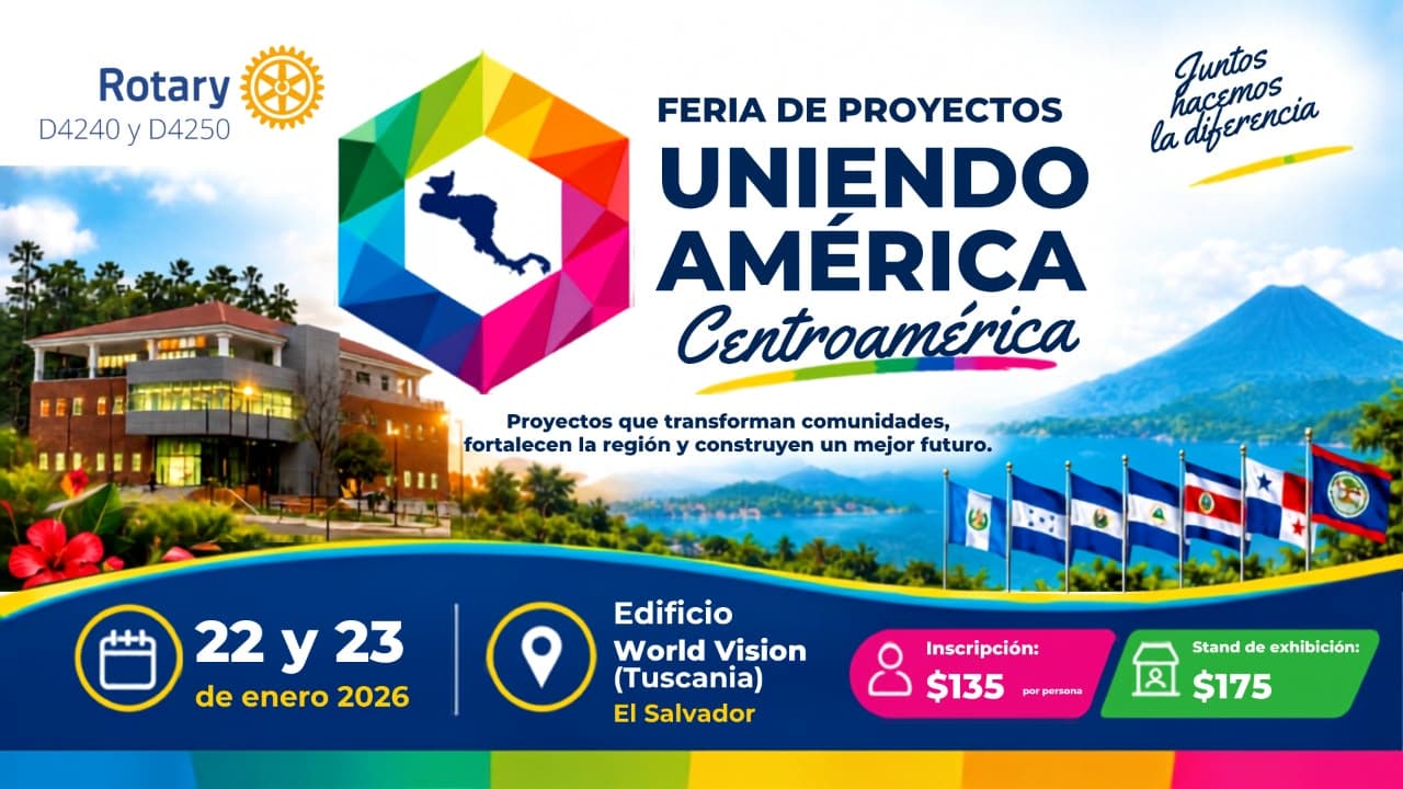 Afiche de la Feria de Proyectos Uniendo América Centroamérica 2027